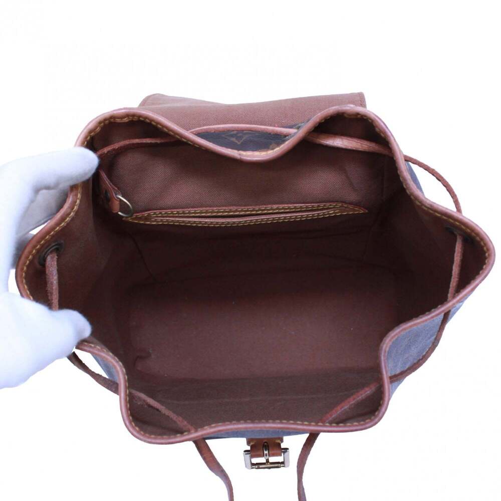 LOUIS VUITTON Brown Monogram Canvas Backpack - Picture 7 of 8
